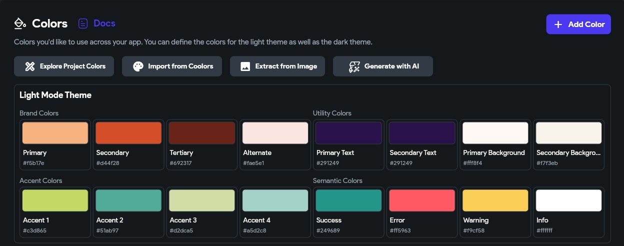 OG Bubble Color Palette